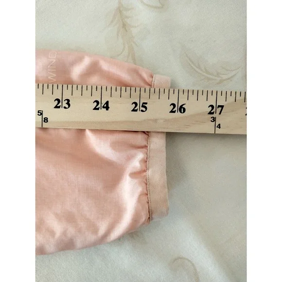 The North Face Womens WindWall CozyFleece Lined Hooded Jacket Peachy Pink Medium - Picture 16 of 16